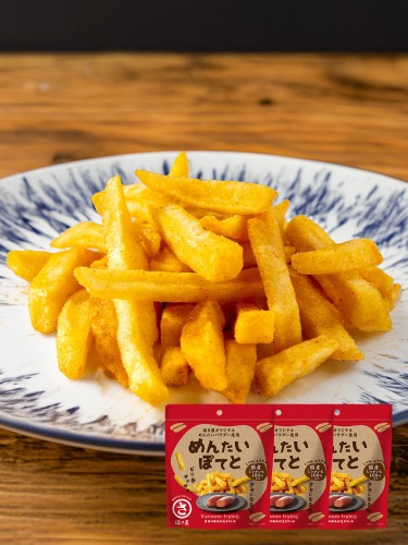 めんたいぽてと 40g×3袋 スナック菓子 国産じゃがいも100%使用 福さ屋 辛子明太子 明太子
