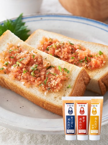 北海道産ちゅーぶ3種セット(めんたい、あごだし、めんたいマヨ) 北海道原卵使用 福さ屋 辛子明太子 明太子