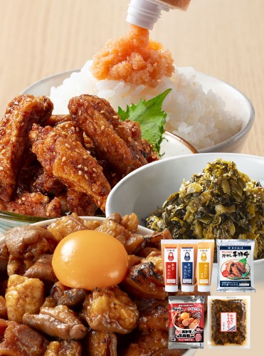 食応援企画【めんたい辛子たかなプレゼント】お手軽すぐ旨!ご飯のお供セットB(北海道ちゅーぶめんたい、北海道ちゅーぶあごだしめんたい、北海道ちゅーぶめんたいマヨ、冷やして食べる手羽中、めんたいおかずホルモン、辛子明太たかな)