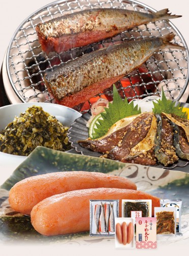 敬老の日B 人気の組み合わせセット(無着色辛子めんたい90g、鰯めんたい4尾、博多ごまさば、めんたい辛子たかな130g)【2026年9月21日着でお届け】