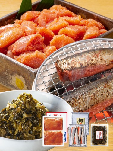 めんたいバラ子&鰯めんたい 送料無料セット 【めんたい辛子たかな130gプレゼント】(無着色辛子めんたい並切れバラ子250g×4 (合計1kg)、鰯めんたい4尾×2)