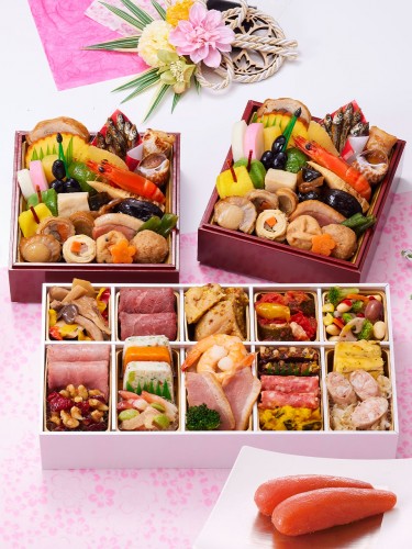 【代引き不可】送料無料 京都 しょうざん 和の個食おせち料理&オードブル+無着色めんたい180g 2027年 おせち お正月 2026年12月29日〜30日にお届け