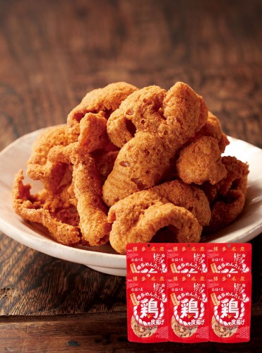 博多めんたい鶏皮揚げ 40g×6袋 博多名産 おつまみ 福さ屋 辛子明太子 明太子