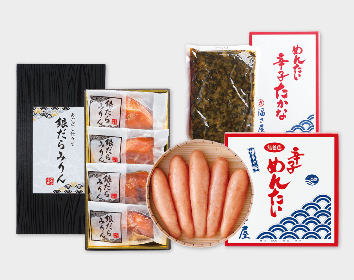 あごだし仕立て銀だらみりん＆福さ屋ご贈答セット