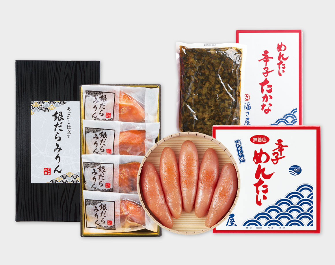 あごだし仕立て銀だらみりん＆福さ屋ご贈答セット